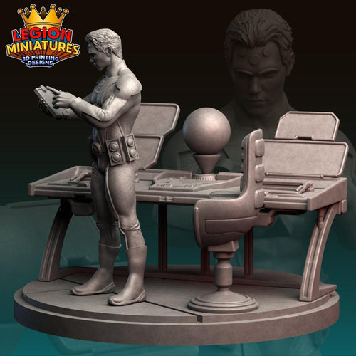 3D Printed Miniature - Big Brain MCP Style Resin Model | 32mm, 40mm, 75mm Scale