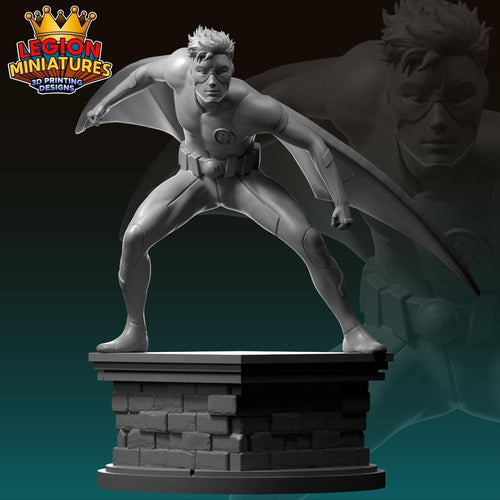 3D Printed Miniature - Beyond the Robin MCP Style Miniature Basing Topper 32mm Scale