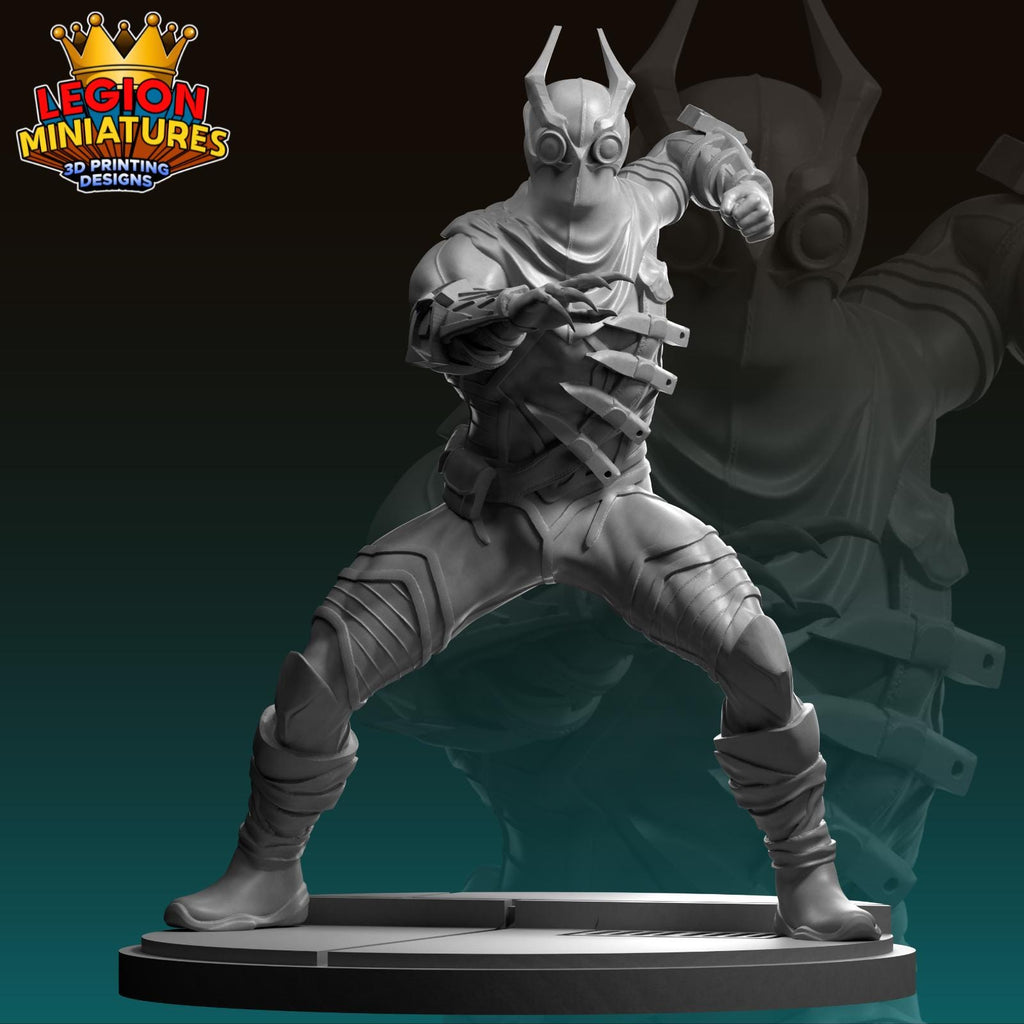 3D Printed Miniature - MCP Style Resin Miniatures | 32mm, 40mm & 75mm Scale