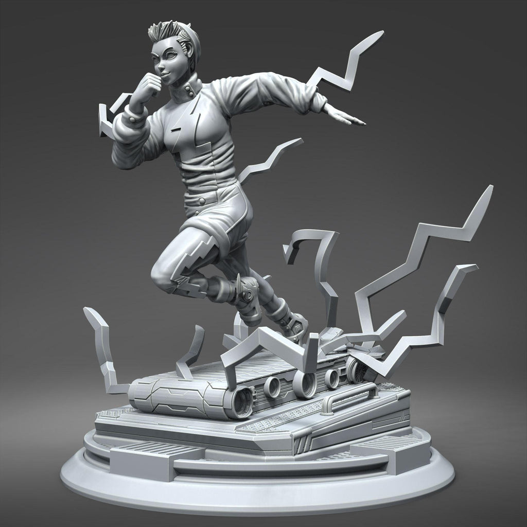 3D Printed Miniature - She's The Boom MCP Style Resin 32mm Figure Topper
