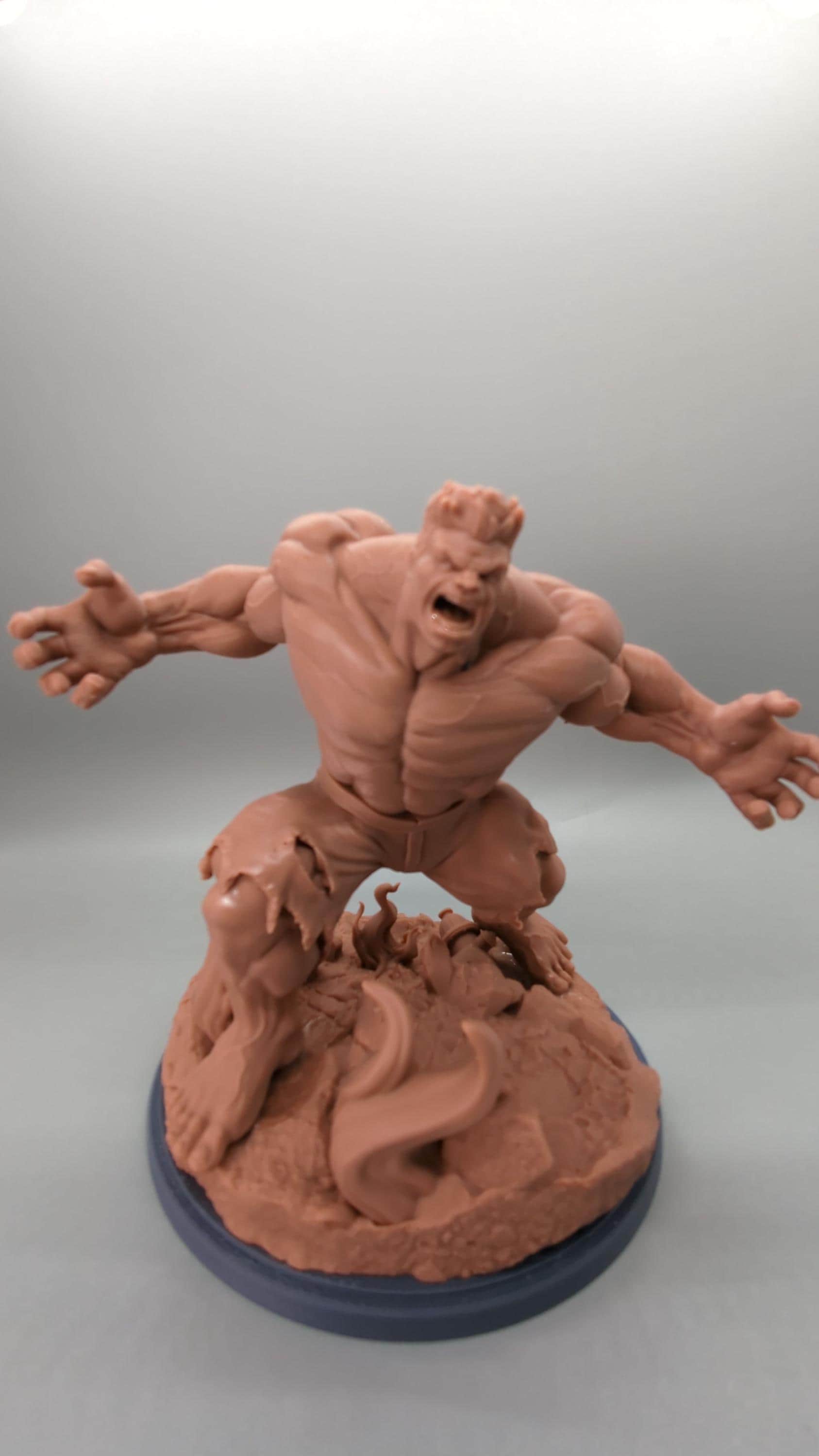 Red Behemoth Miniature - 3D Printed Mini MCP Style | Resin Tabletop Figure 32mm