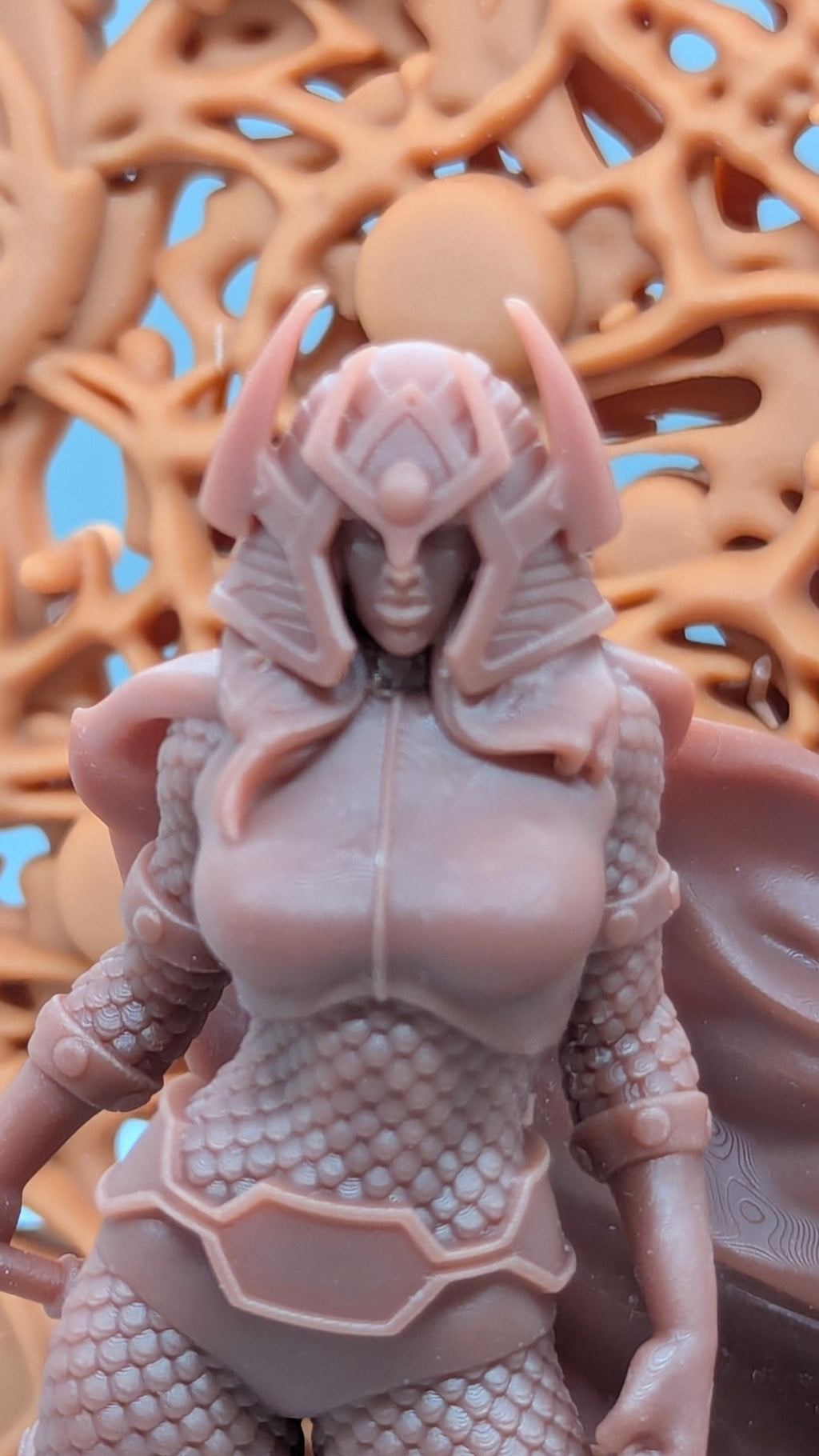 3D Printed Miniature - Barda Boom Resin Miniature MCP Style Figure 32mm Scale Model