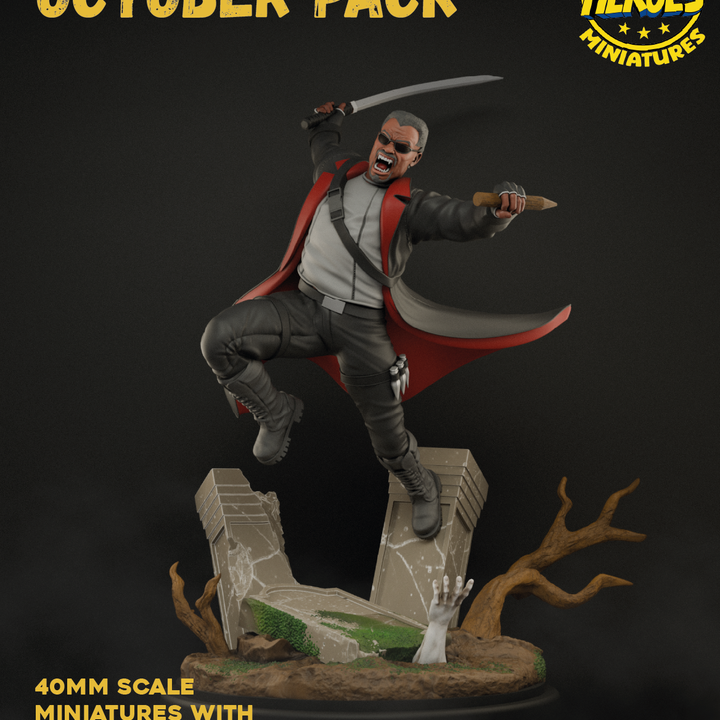 Shadow Hunter (40mm Scale on 35mm Base )