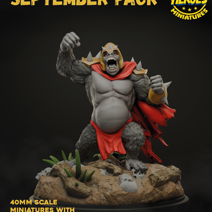 Primal Tyrant (40mm Scale on 65mm Base )