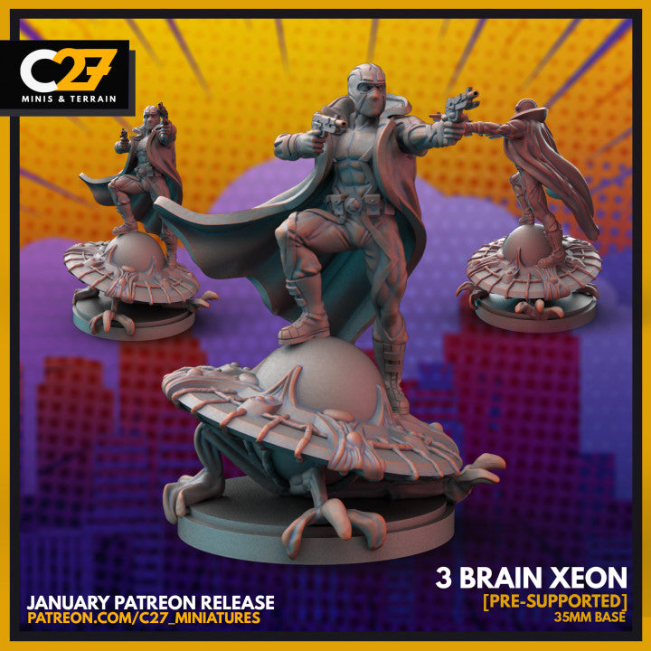 3 Brain Xeon on 35mm Base