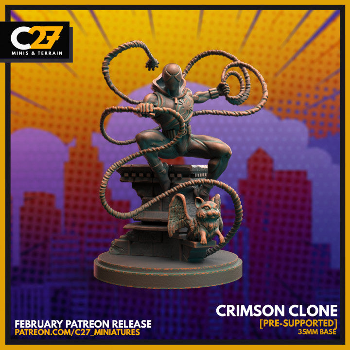 Crimson Clone on 35mm Base