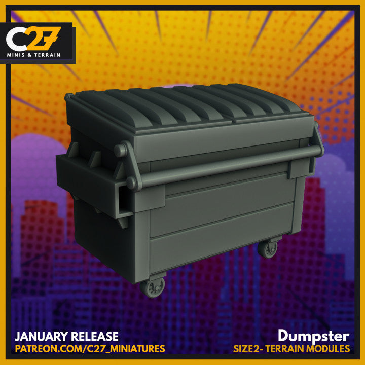 City Dumpster (Size 2 Terrain Scatter)