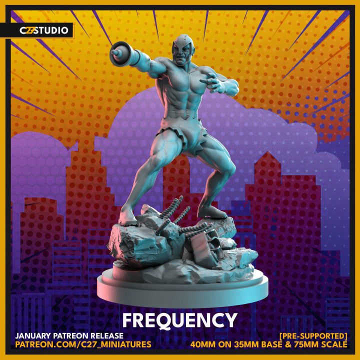 Frequency (40mm Scale on 35mm Base and 75mm Scale)