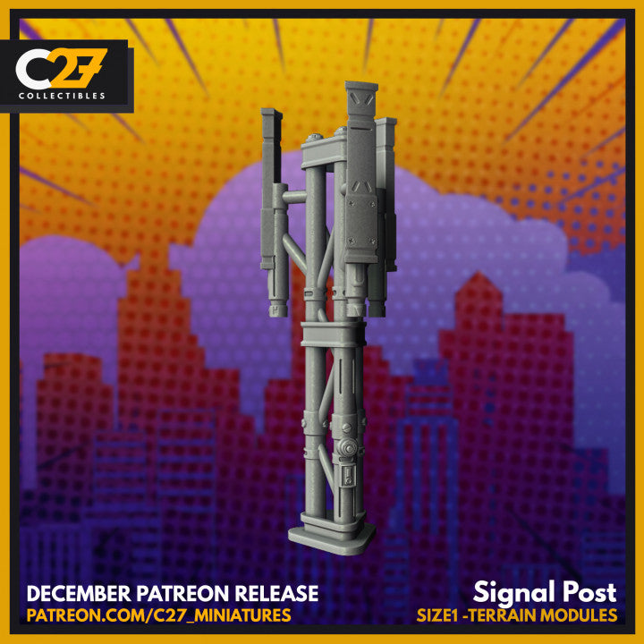 Signal Post (Size 1 Terrain Scatter)