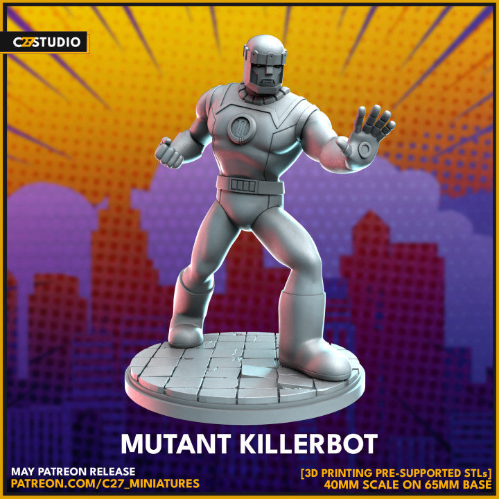Mutant Killerbot (40mm Scale on 65mm Base)