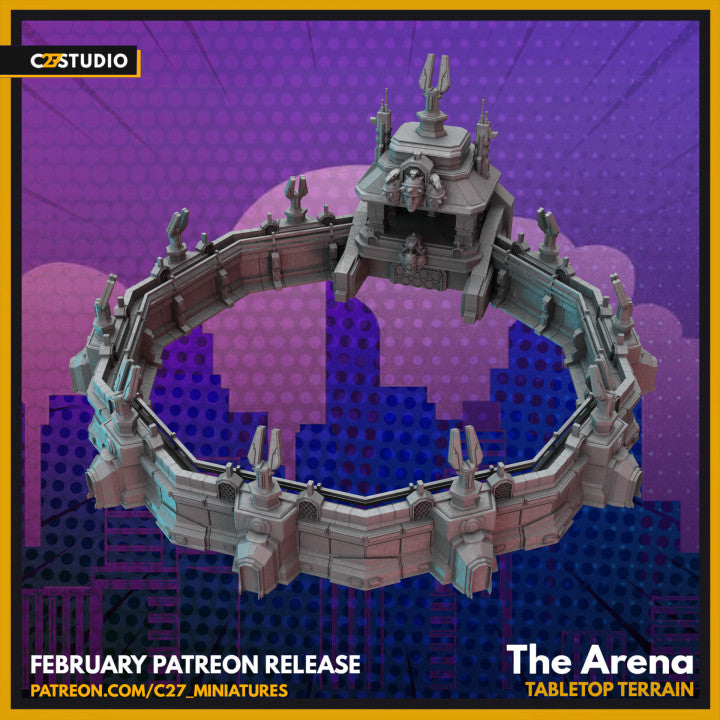 TheArena Tabletop Terrain (Part1: ArenaWalls)