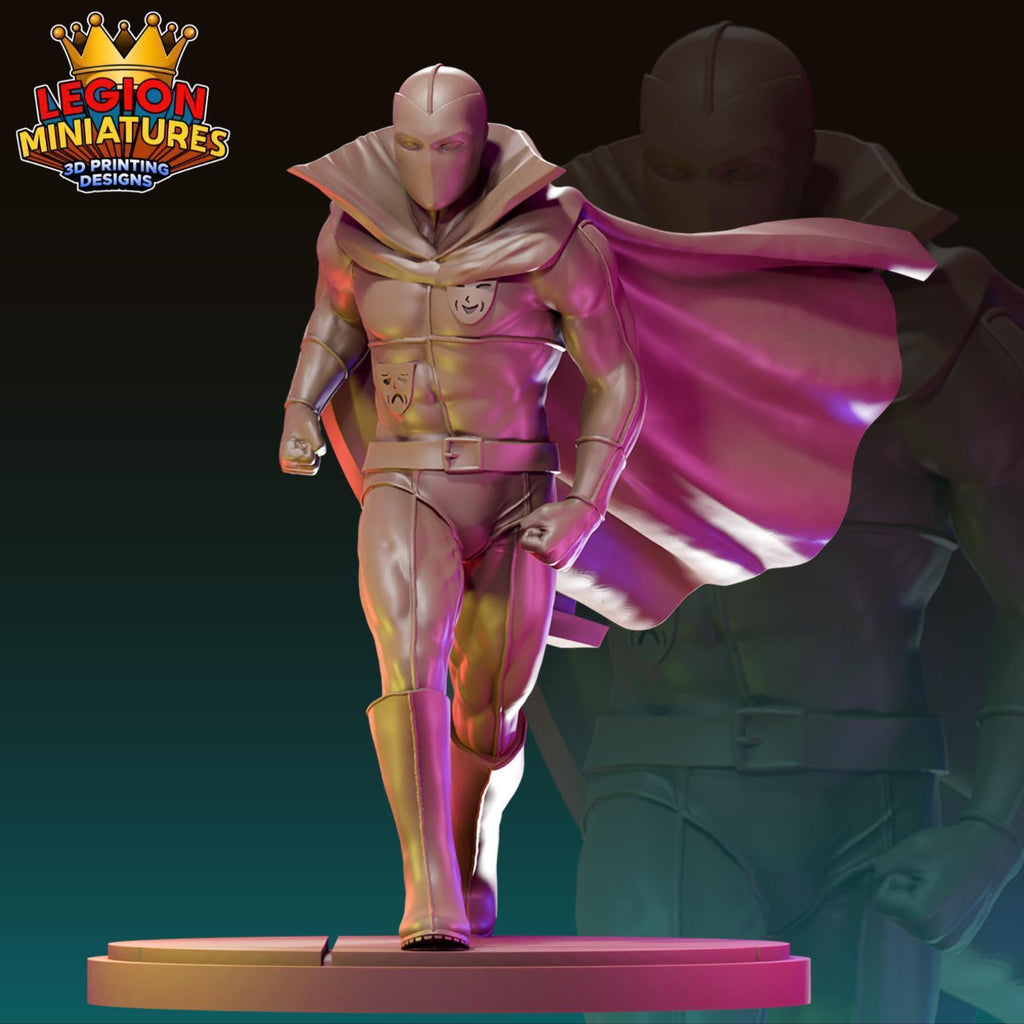 3D Printed Miniature | MCP Style Resin Miniatures - 32mm, 40mm & 75mm Scale Models