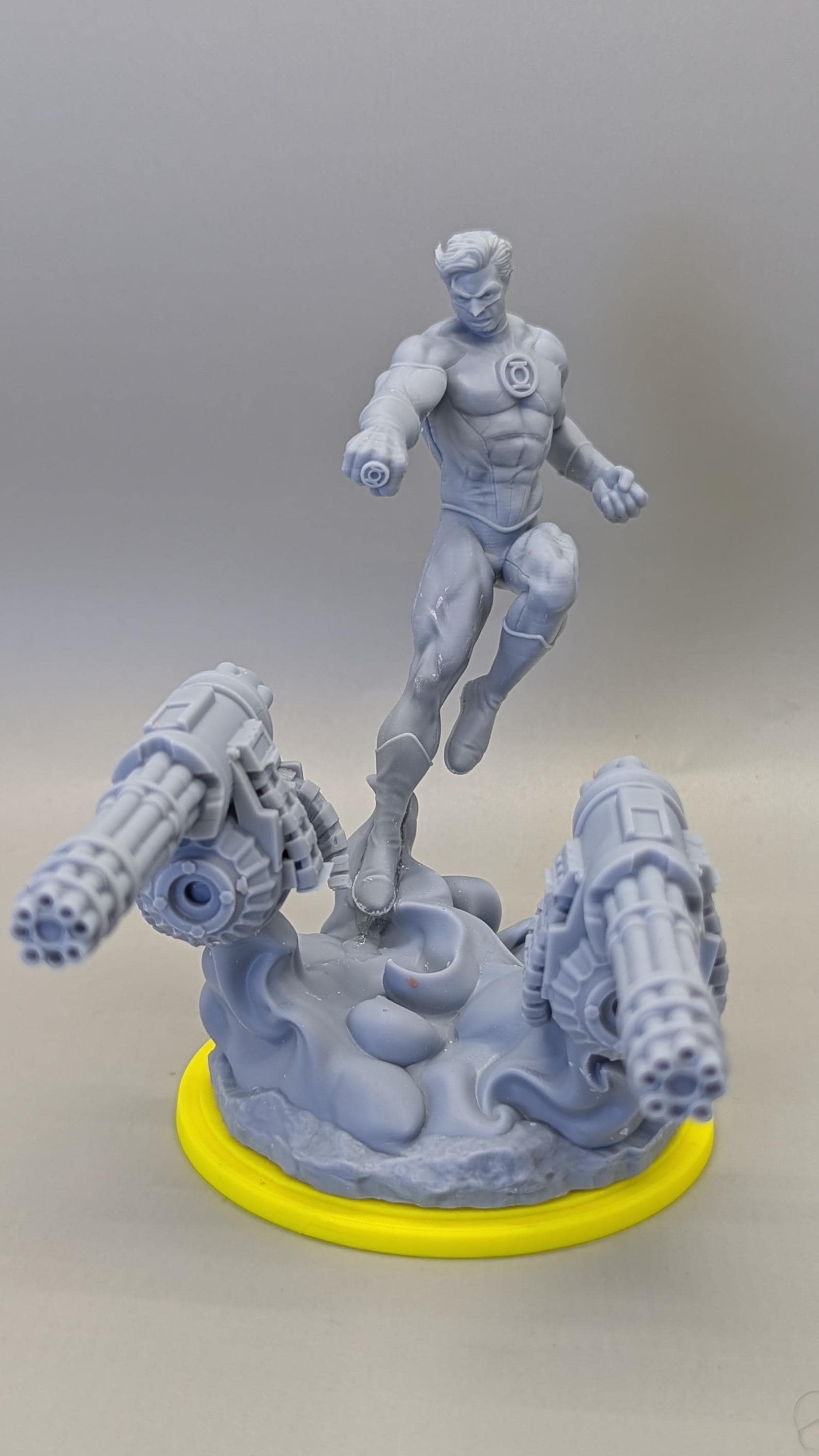 3D Printed Miniature - Machine Gun Hal MCP Style Resin Miniature Basing Topper