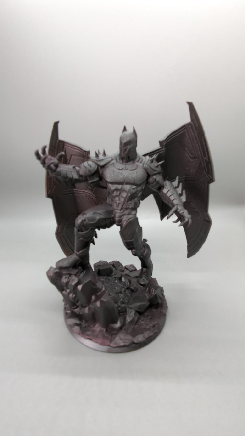 3D Printed Miniature - Bat Into Hell MCP Style Resin 32mm 40mm 75mm Scale