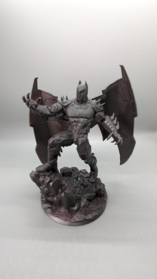 3D Printed Miniature - Bat Into Hell MCP Style Resin 32mm 40mm 75mm Scale