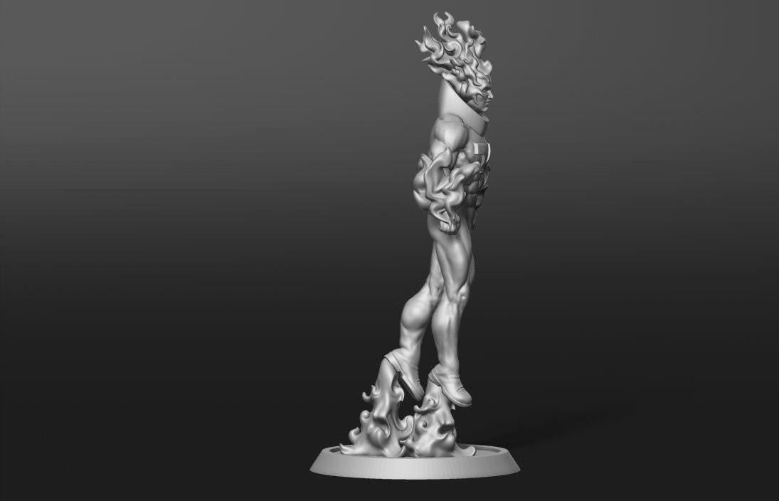 3D Print Miniature | MCP Style Resin Figure | 32mm, 40mm, 75mm Scale Basing Topper