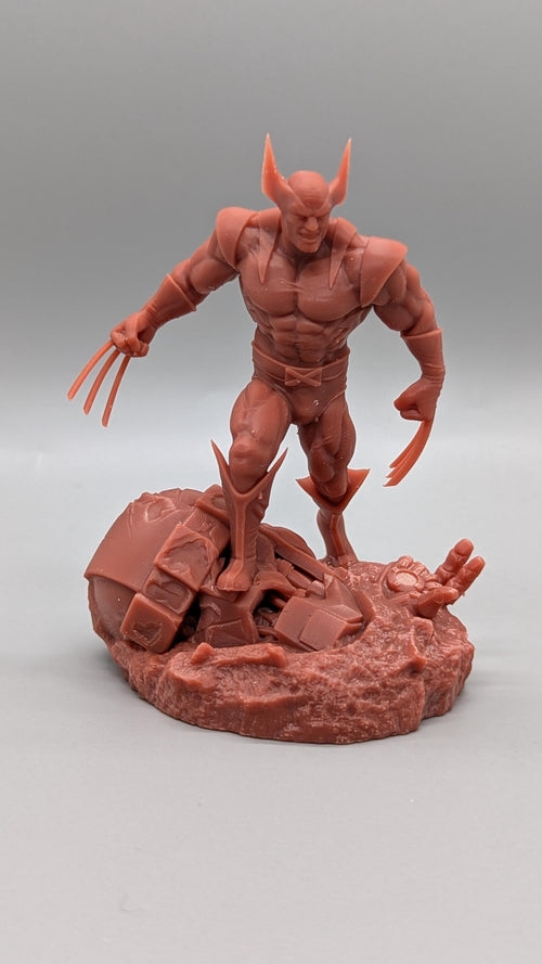 3D Print Miniature - MCP Style Resin Miniatures with Basing Topper, Assemble Kit