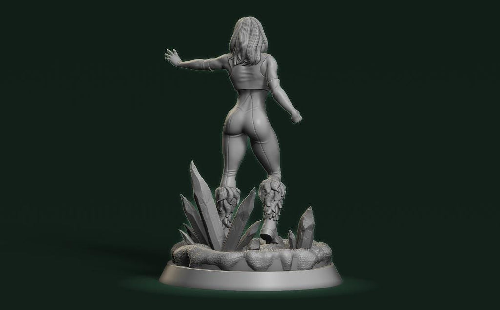3D Printed Miniature She's As Cold As Ice - MCP Style Resin Figure 32mm-75mm