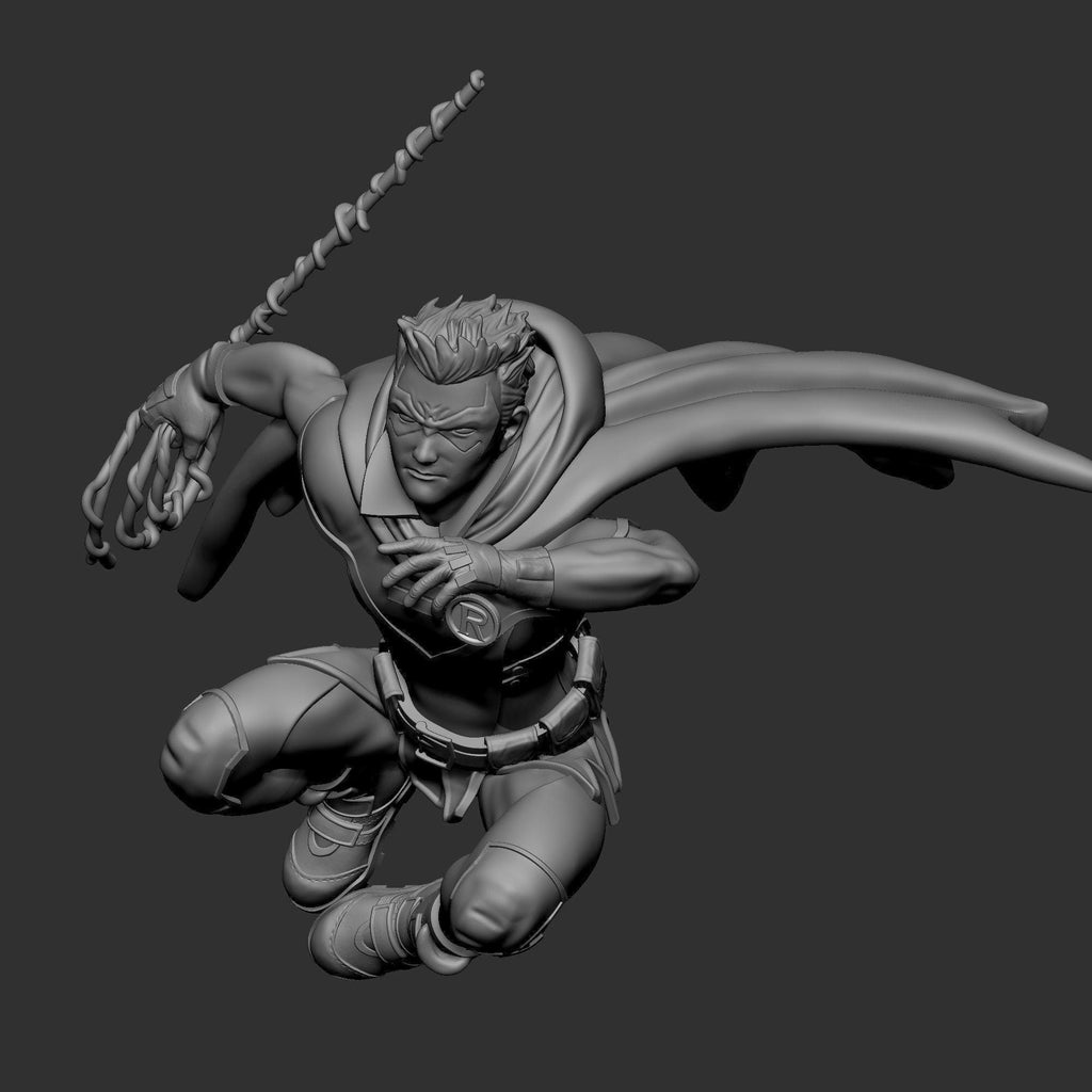 Damian Red Bird 3D Print
