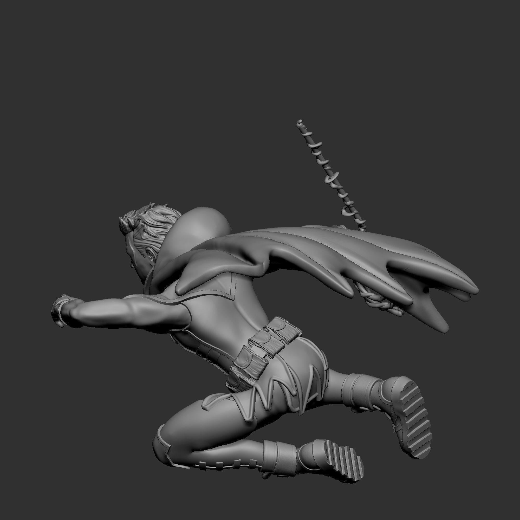 Damian Red Bird 3D Print