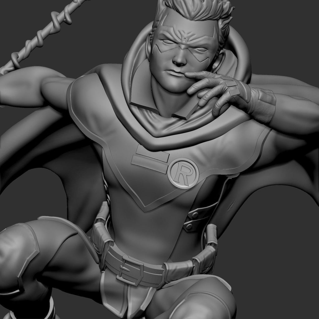 Damian Red Bird 3D Print