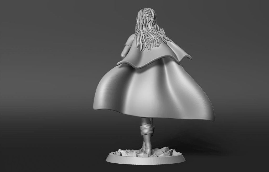 The Female Red Marvel 3D Print