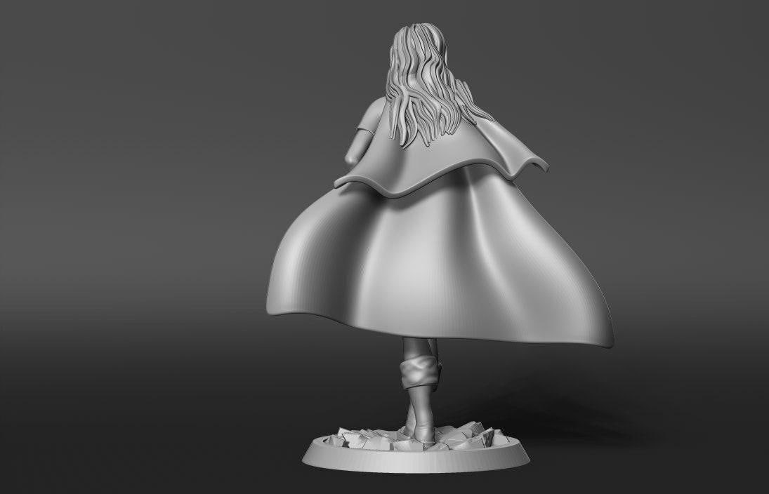 The Female Red Marvel 3D Print