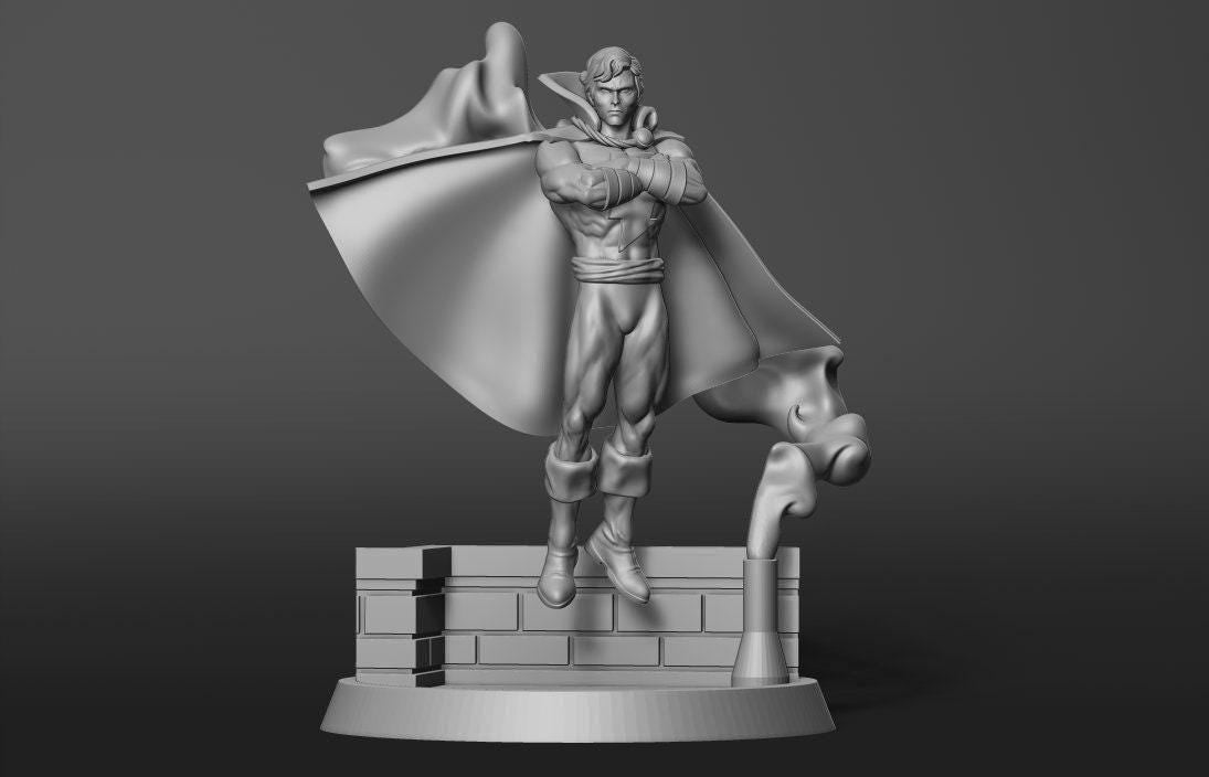 Blue Marvel Junior 3D Print