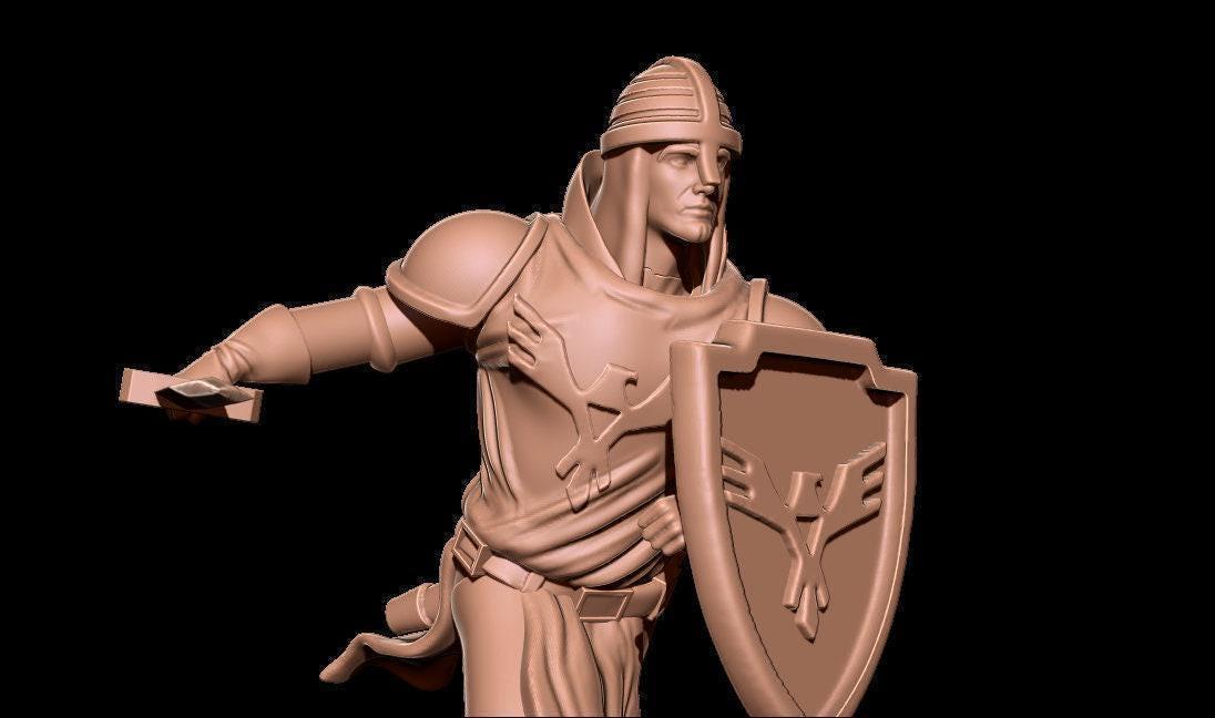 Glimmering Knight 3D Print