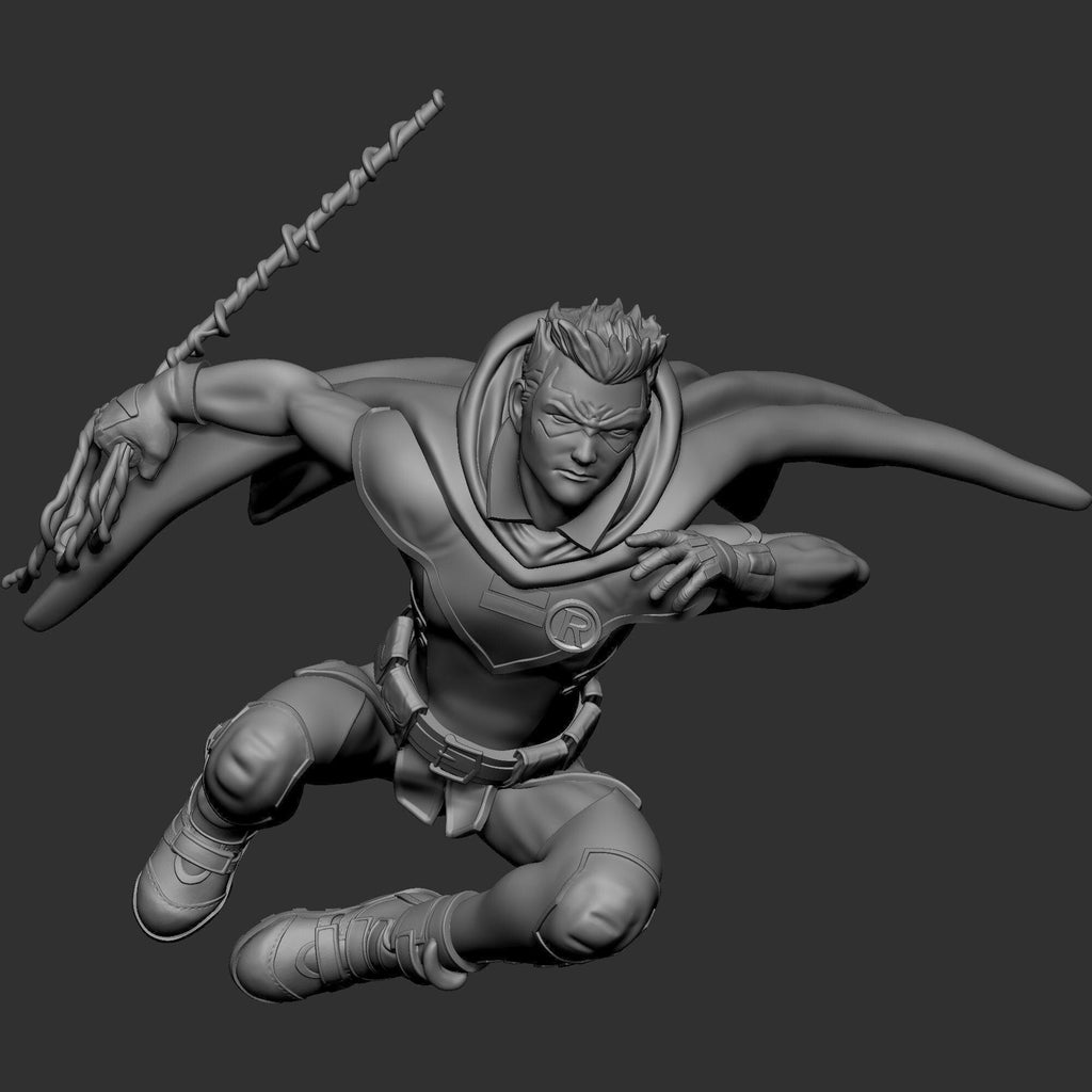 Damian Red Bird 3D Print