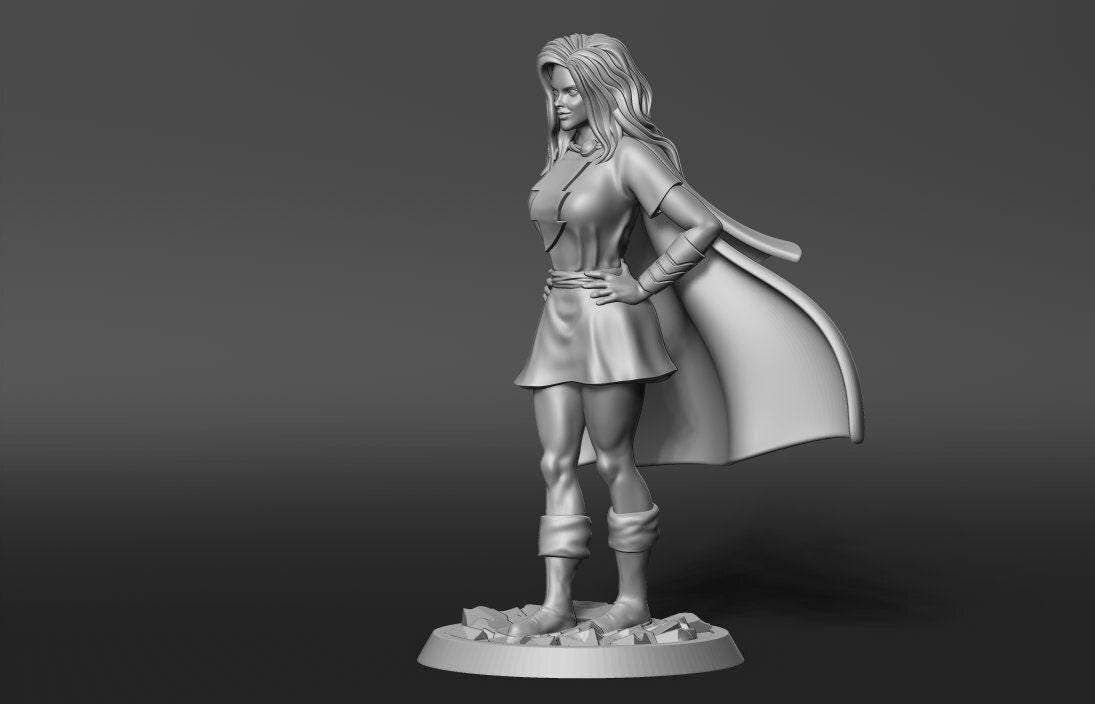 The Female Red Marvel 3D Print