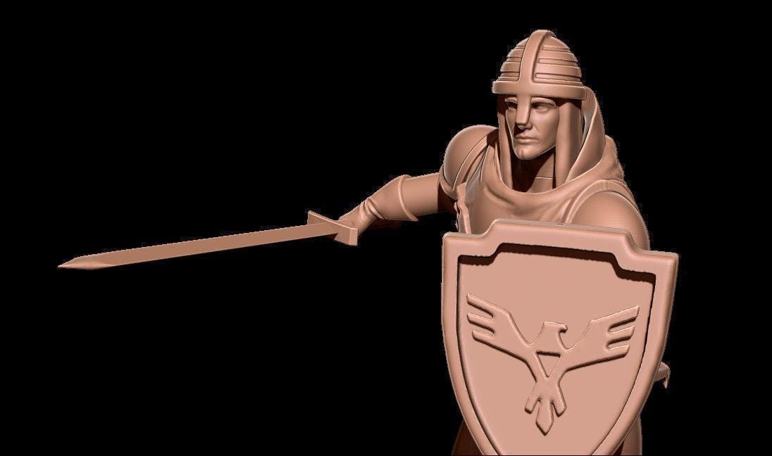 Glimmering Knight 3D Print