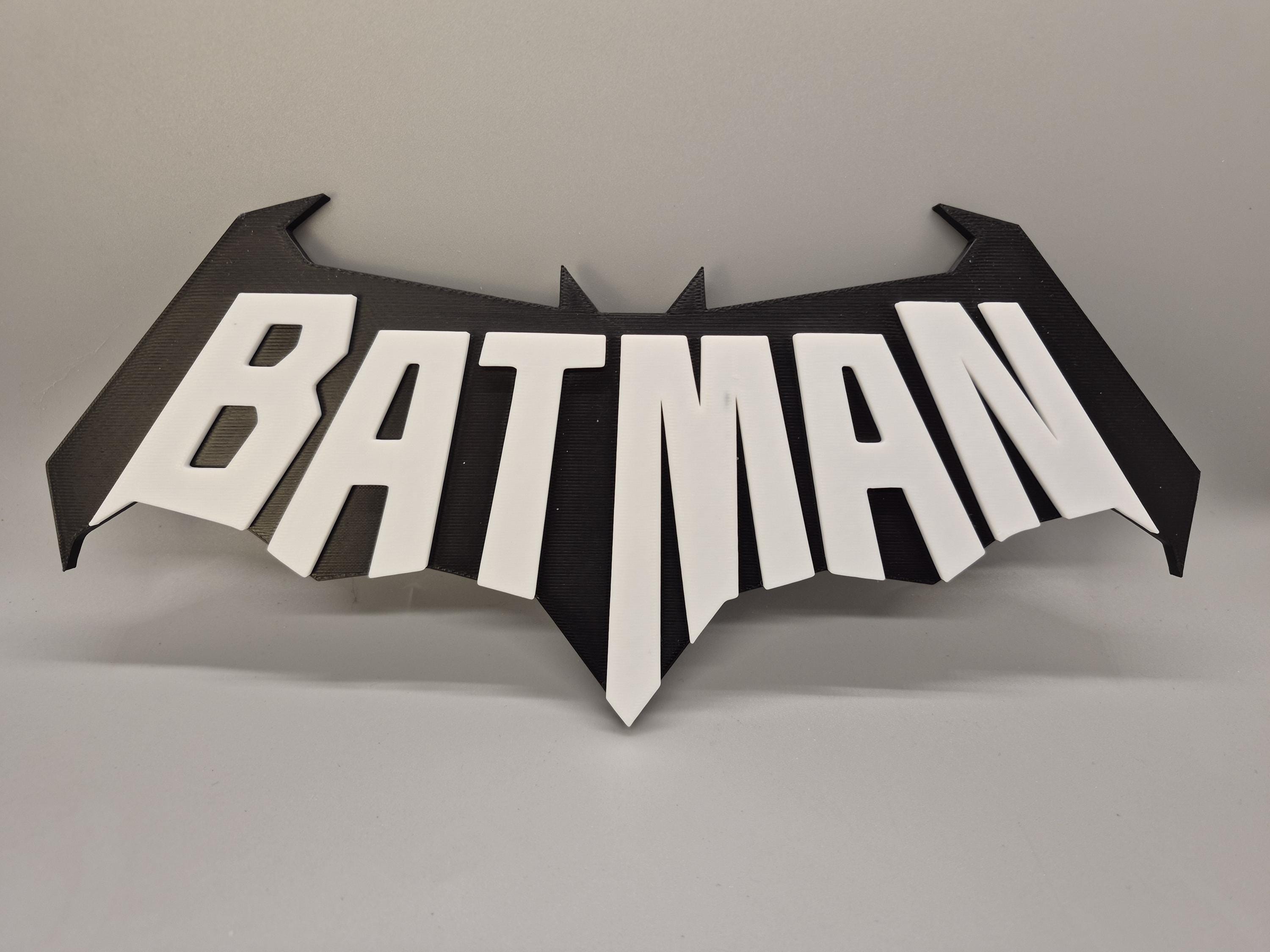 Batman 2025 Logo Sign (3d Printed)