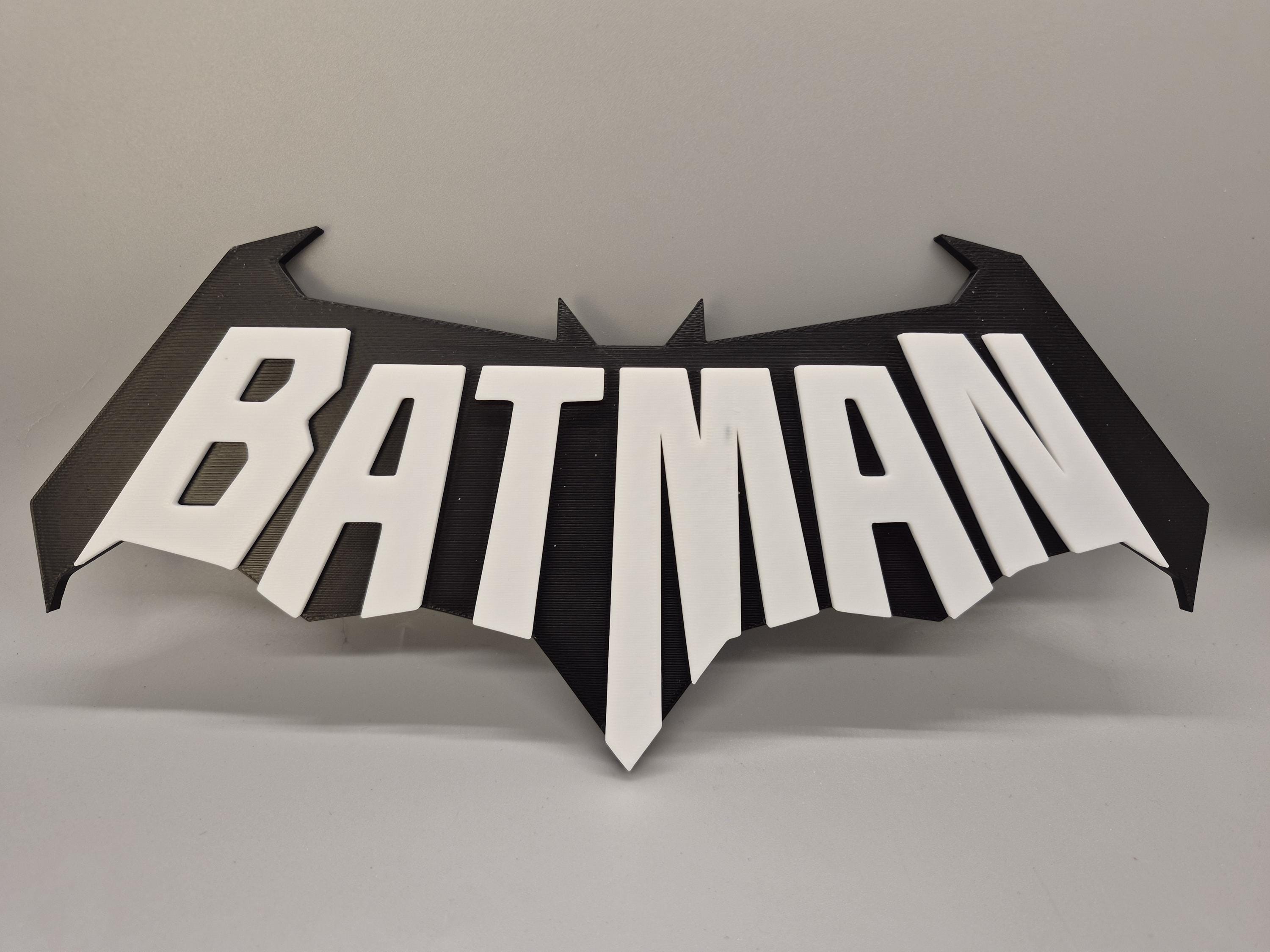 Batman 2025 Logo Sign (3d Printed)