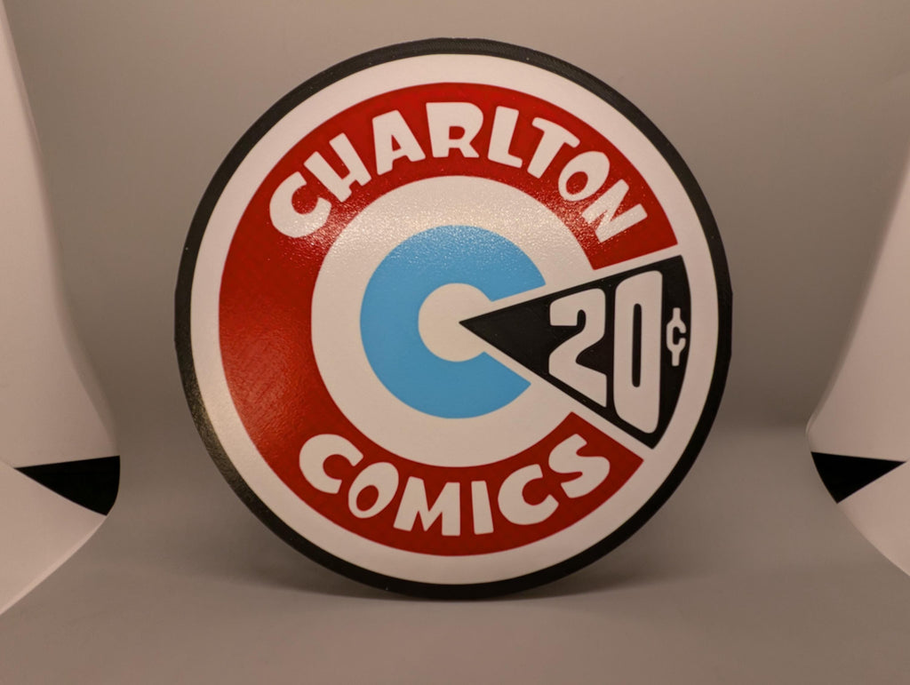 Charlton Comics Sign (3d Printed)