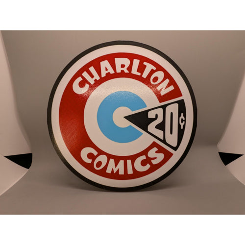 Charlton Comics Sign (3d Printed)