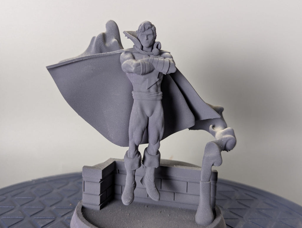 Blue Marvel Junior 3D Print