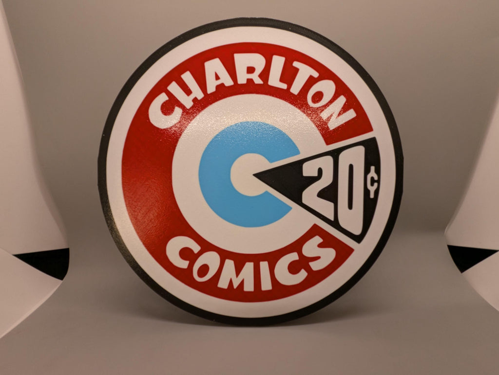 Charlton Comics Sign (3d Printed)