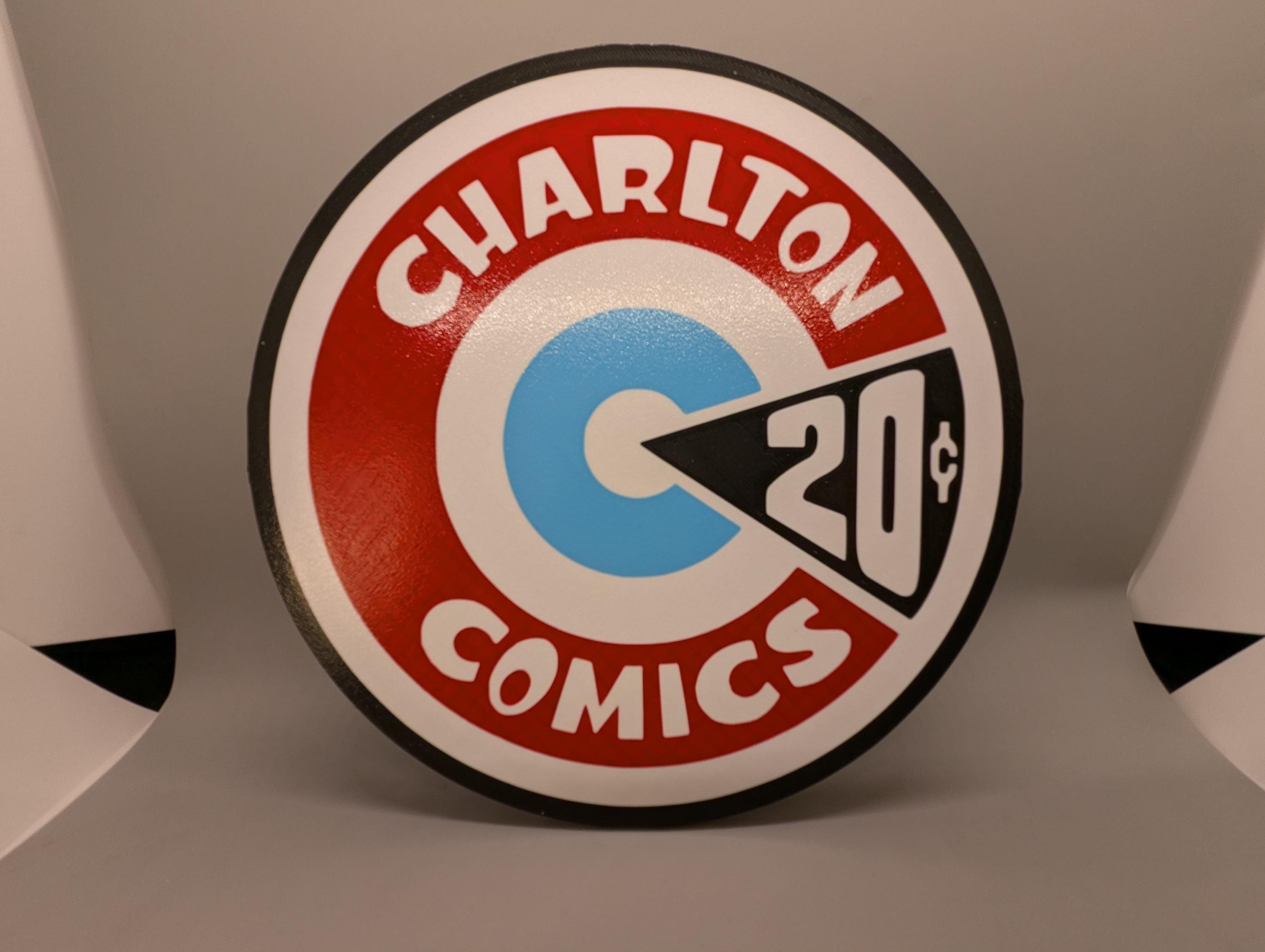 Charlton Comics Sign (3d Printed)