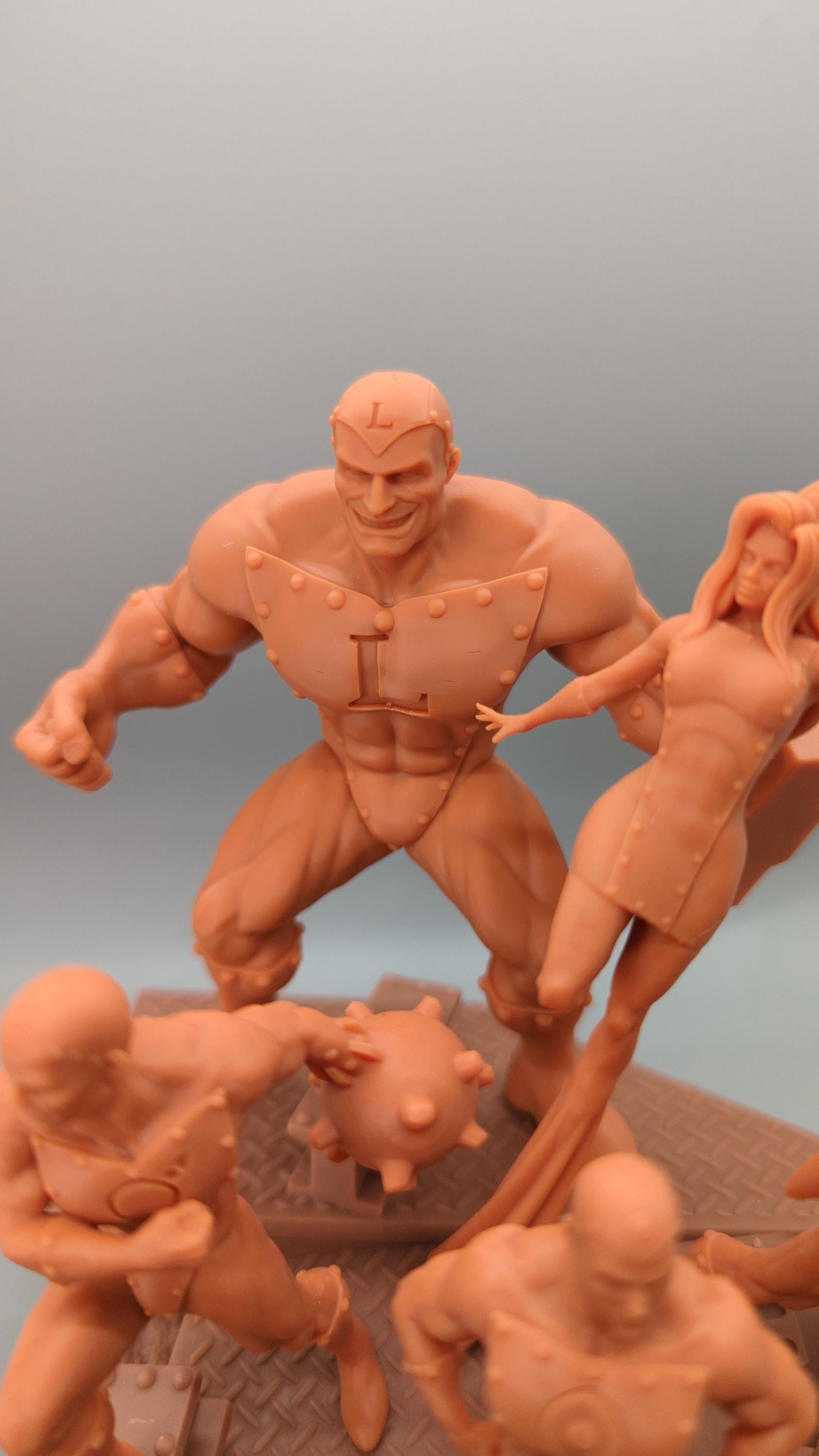 Metal Robots 3D Print