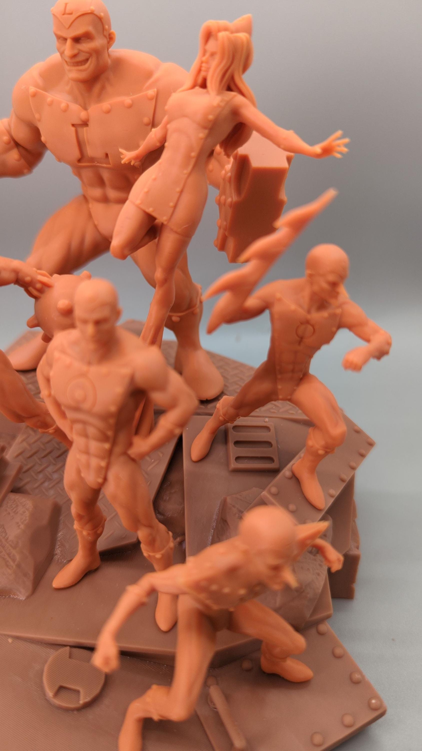Metal Robots 3D Print